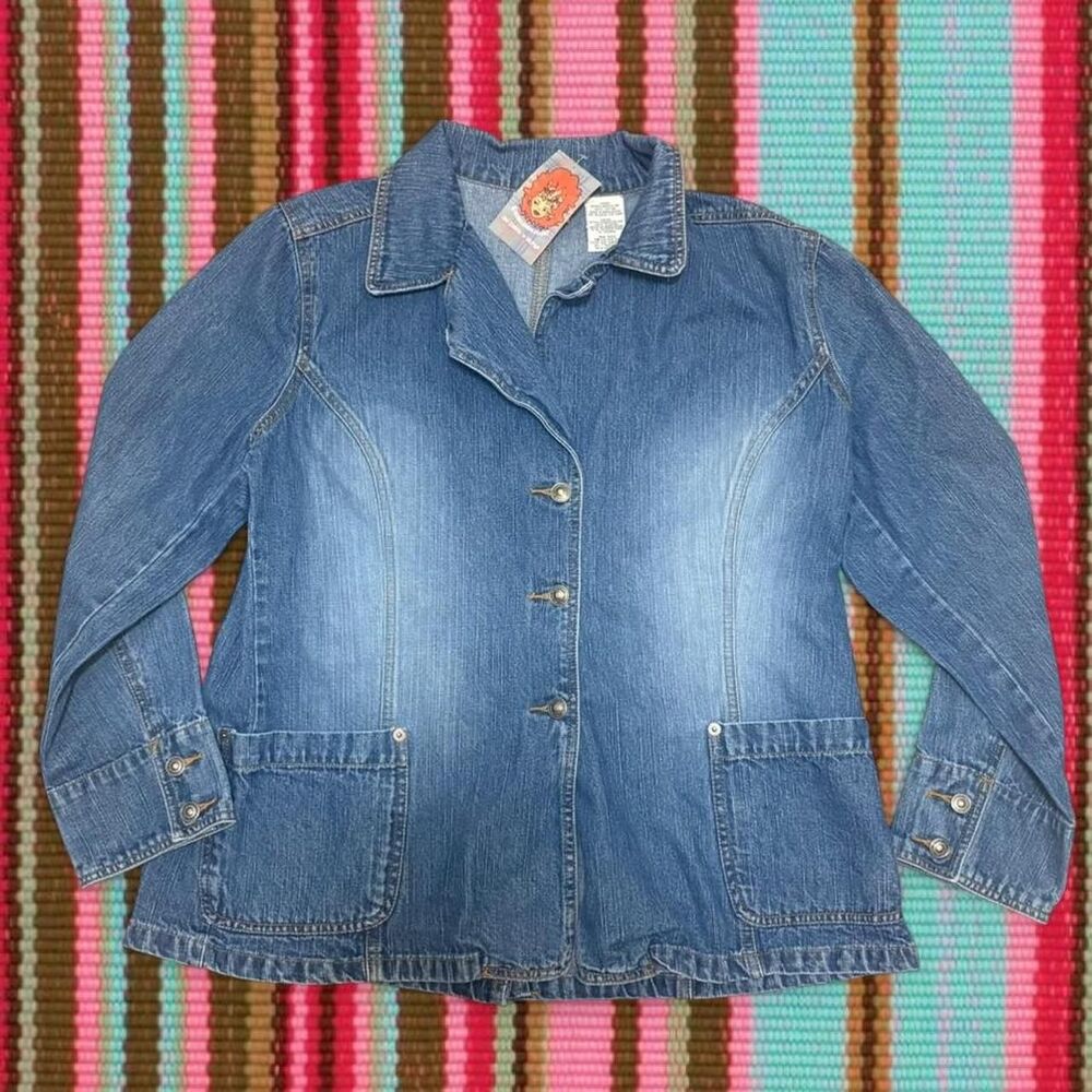 90s Faded Glory Women’s Feminine Cut Denim Jacket